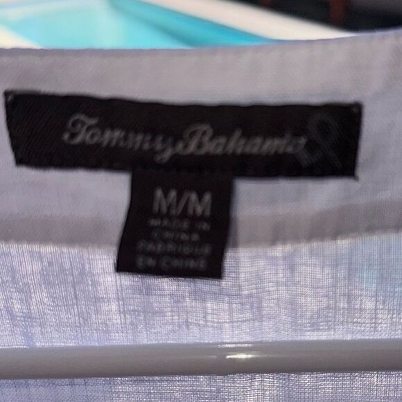 Tommy Bahama Linen silk 3/4 sleeve dress/swimsuit cover sz M - Picture 4 of 10